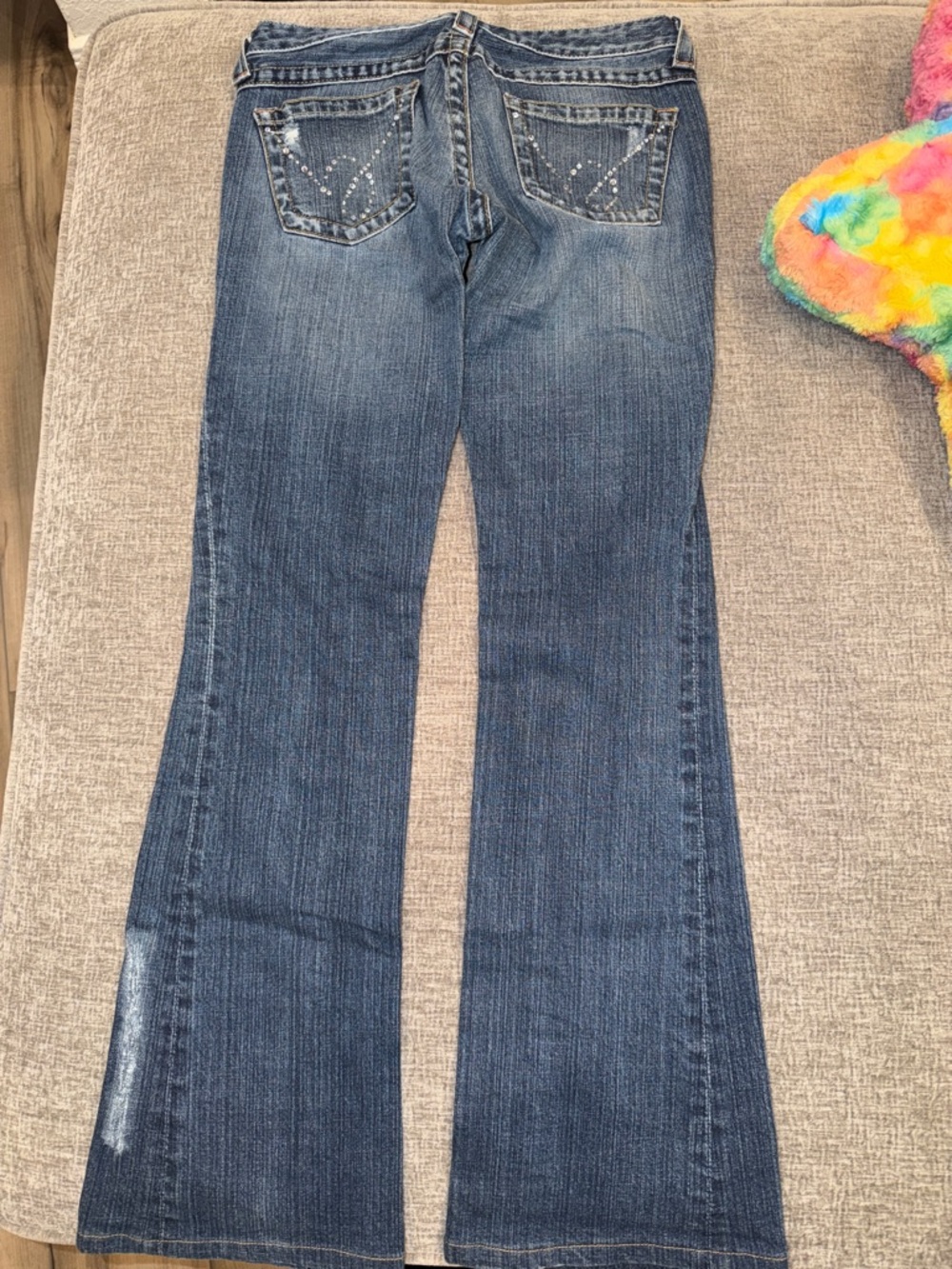 Bebe Rhinestone Jeans - Picture 4 of 9